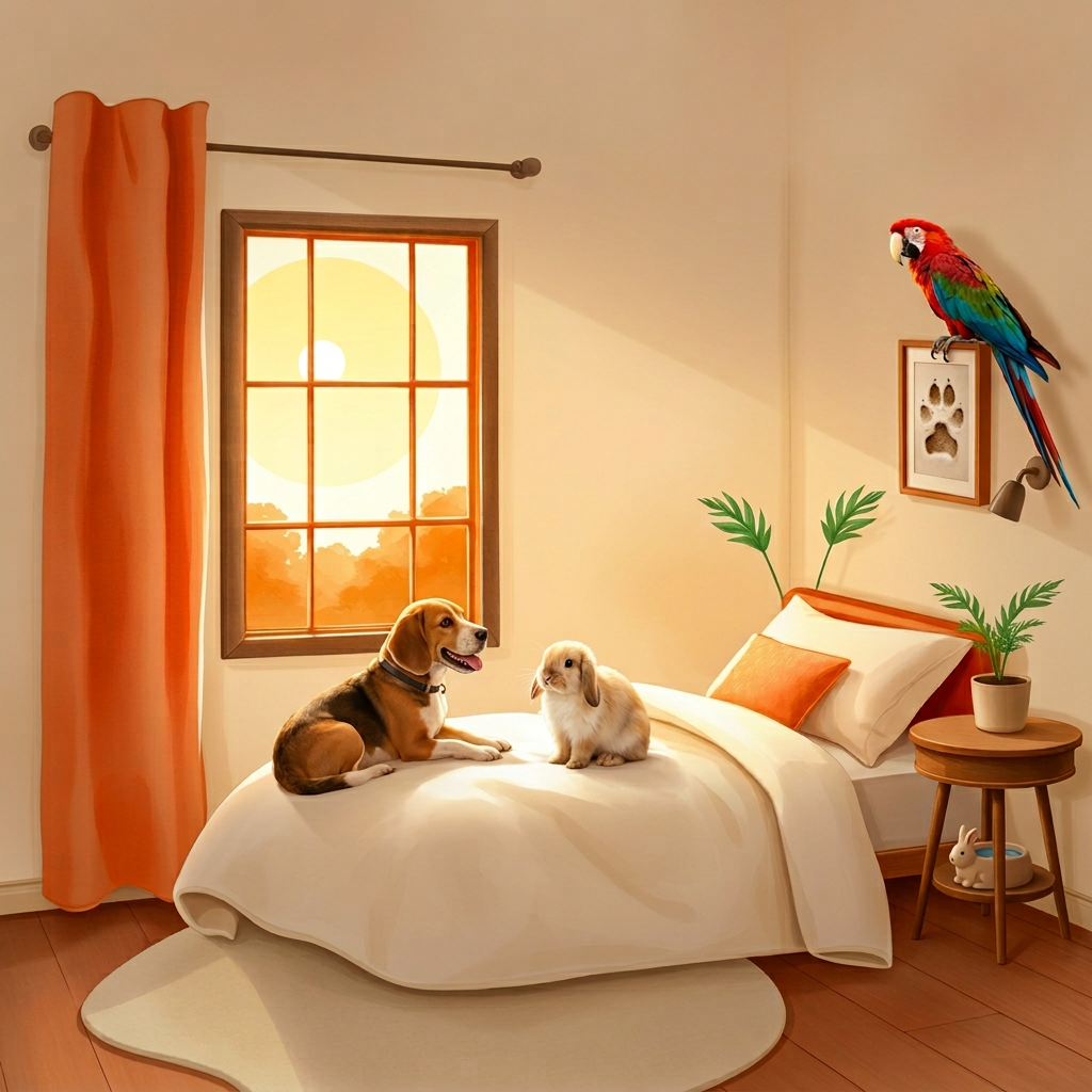 Habitación privada acogedora para mascotas